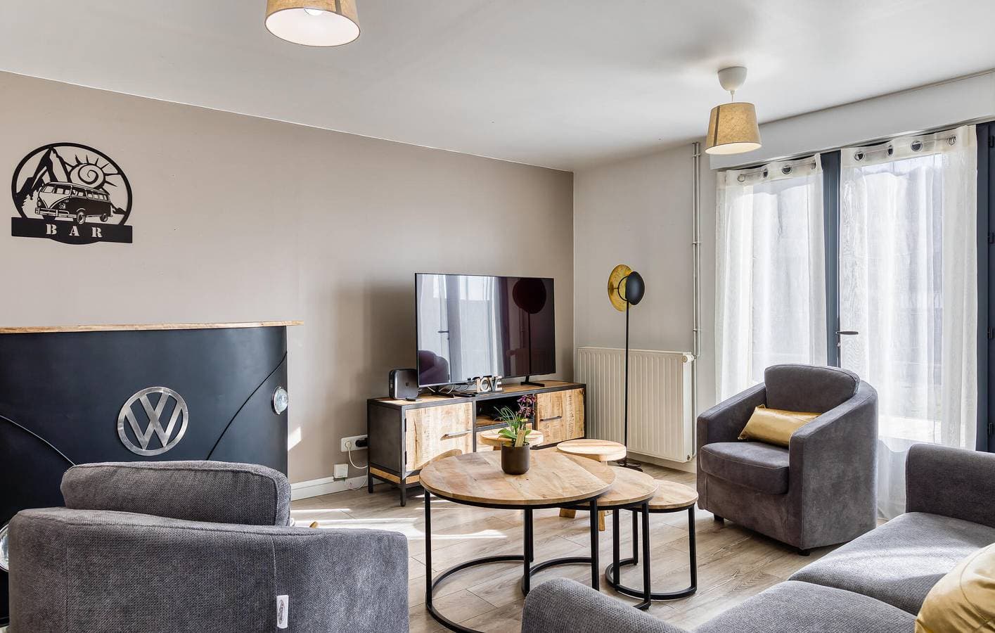Foto 5 von 36: Gemütliches Appartement am Flussufer bei Marais-Vernier