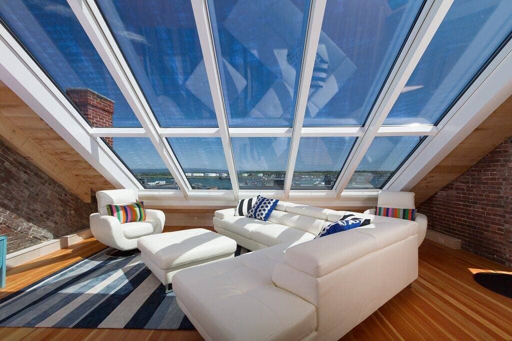 Foto 7 von 22: Penthouse-Suite „Percival“: Atemberaubende Aussicht, Kuppel, Restaurants zu Fuß erreichbar