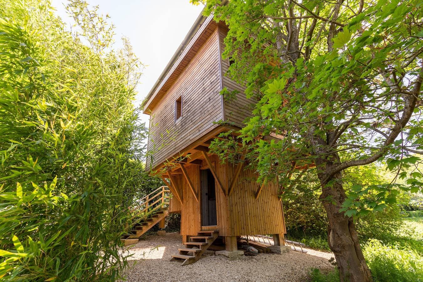Foto 7 von 28: Baumhaus „La Cabane Perchée“ – Übernachten in 5 Metern Höhe mit Ausblick