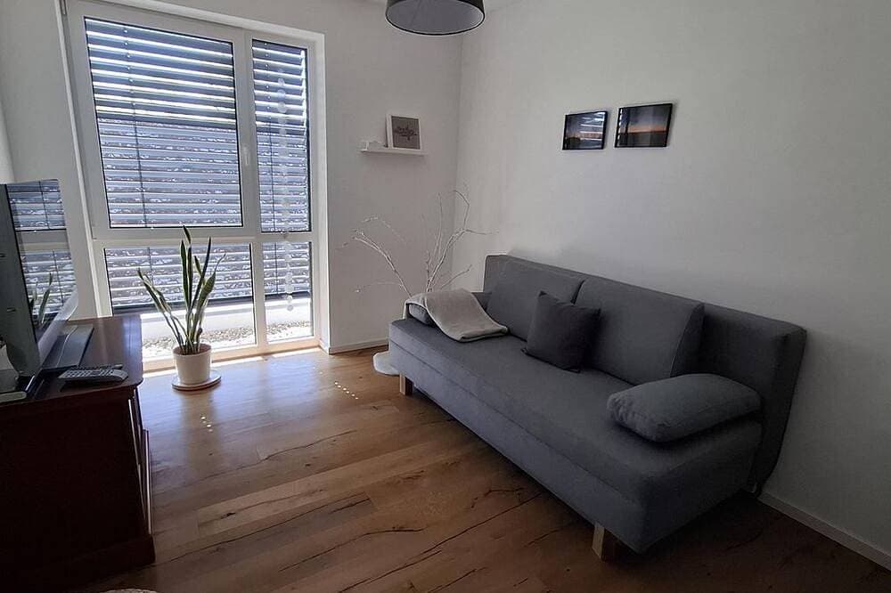 Foto 9 von 16: Penthousewohnung am Park - Appartement/Fewo, Dusche oder Bad, Wc, 2 Schlafräu