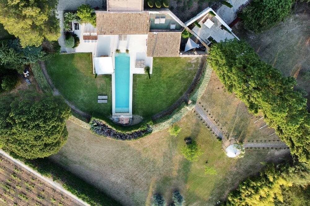 Foto 8 von 30: Haus Oliviers 5 *****beheiztes Schwimmbad Kingsize-Bett Klimaanlage Luxus