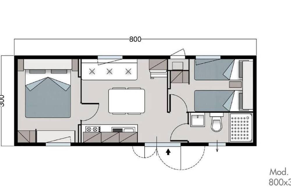 Foto 8 von 13: Mobilhouse in camping Sul Mare