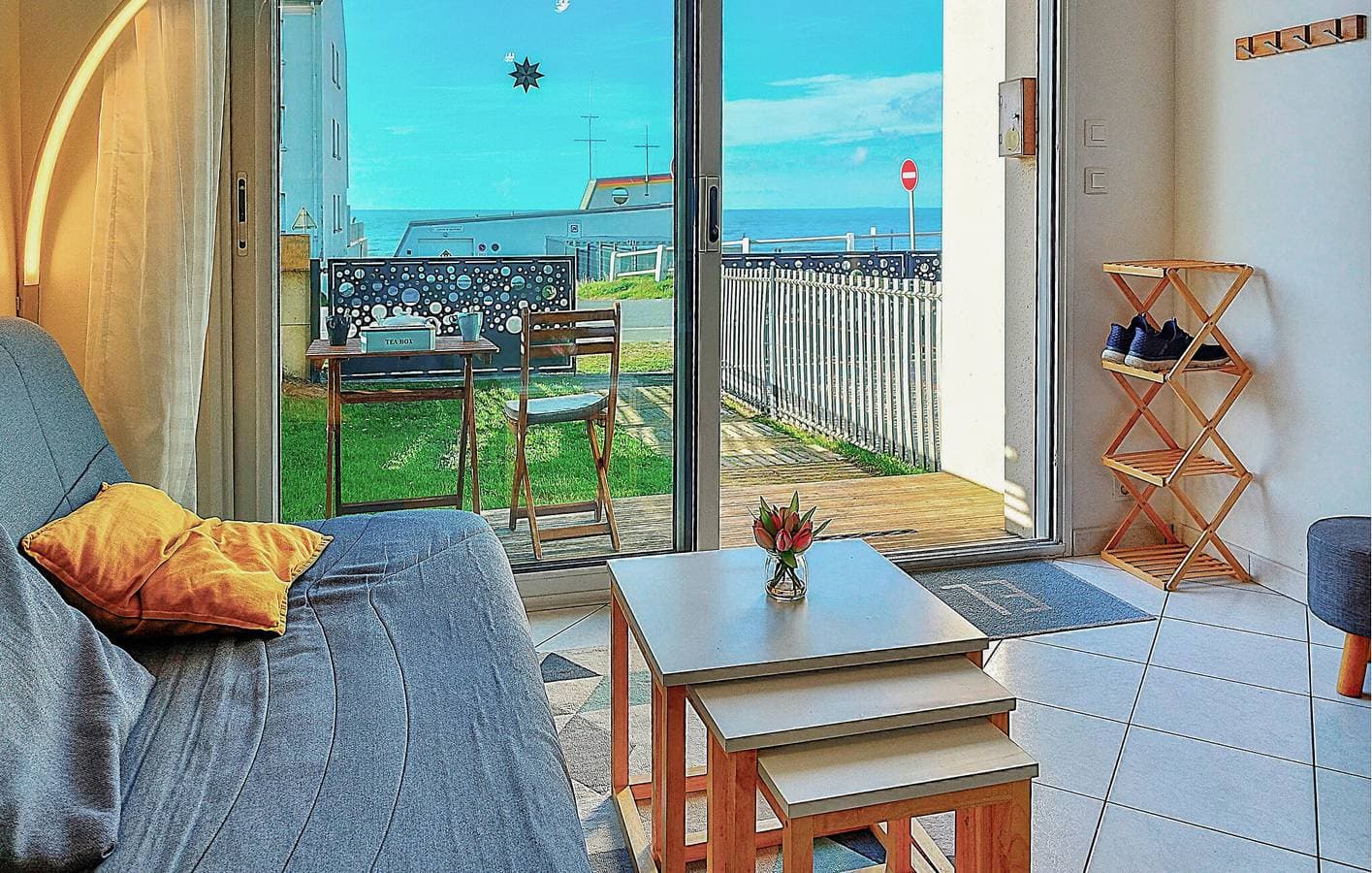 Foto 3 von 25: Rückzugsort am Strand mit TV, Internet und Garten