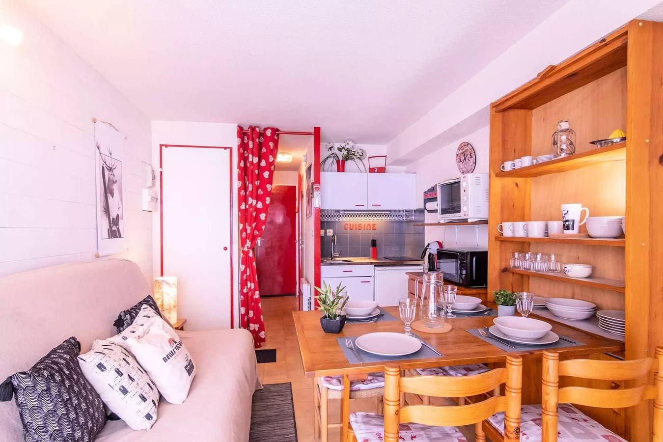 Foto 2 von 11: Schönes Studio 4 Personen in der Nähe von Skipisten Pla d'Adet