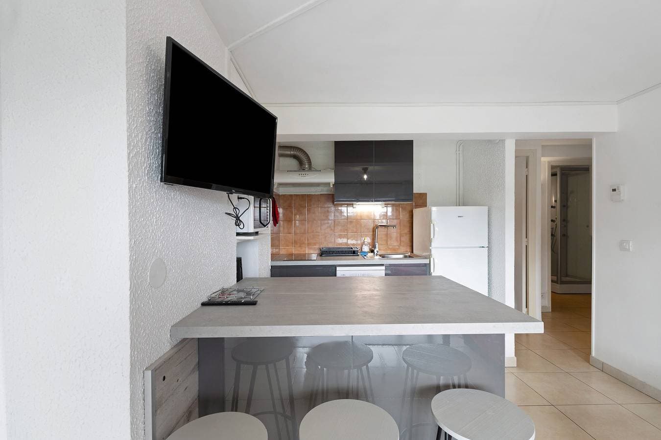 Foto 6 von 20: Appartement 'Gemütliche 1-Zimmer-Wohnung in Font' mit Bergblick, Gemeinschaftsgarten und Balkon