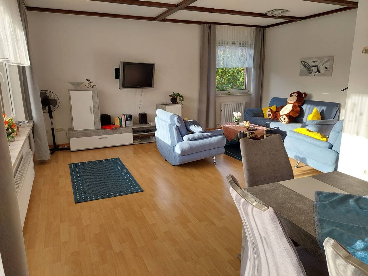 Foto 7 von 11: Ferienwohnung 'Wolfswind' mit Bergblick, Balkon und Wi-Fi