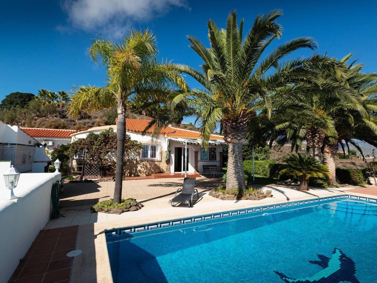 Casa Palmeras in Sayalonga mit Gepflegtem Garten 1