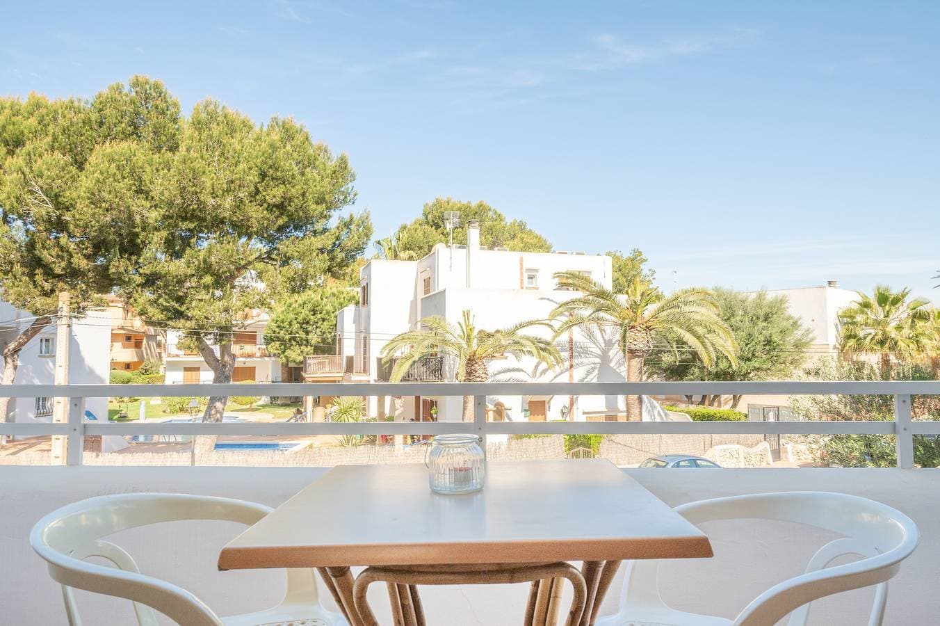 Foto 7 von 25: Apartment mit Klimaanlage, Pool, WLAN, Balkon und strandnaher Lage