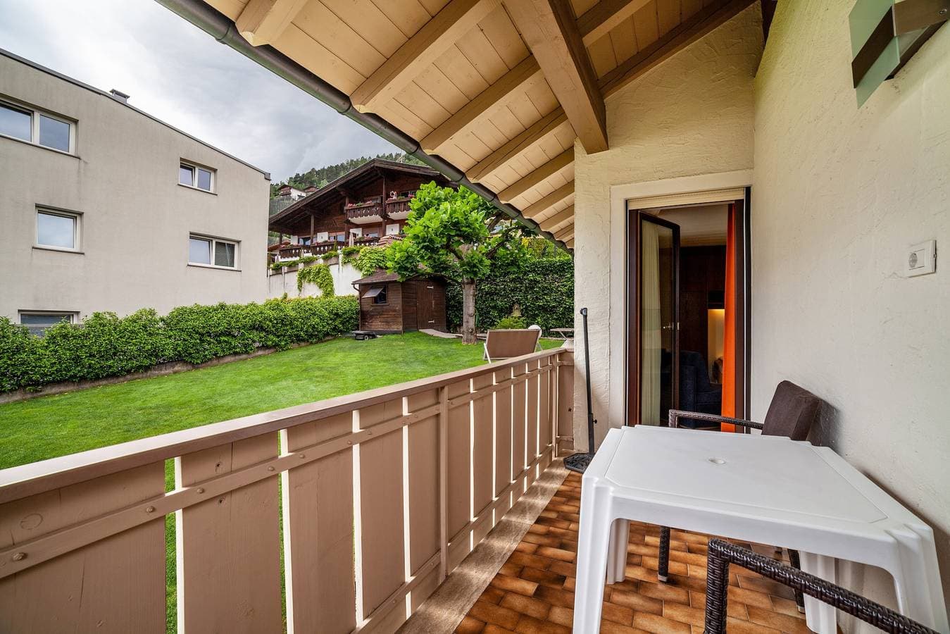 Foto 11 von 26: Ferienwohnung 'Mignon B' mit Bergblick, Gemeinschaftsgarten und WLAN