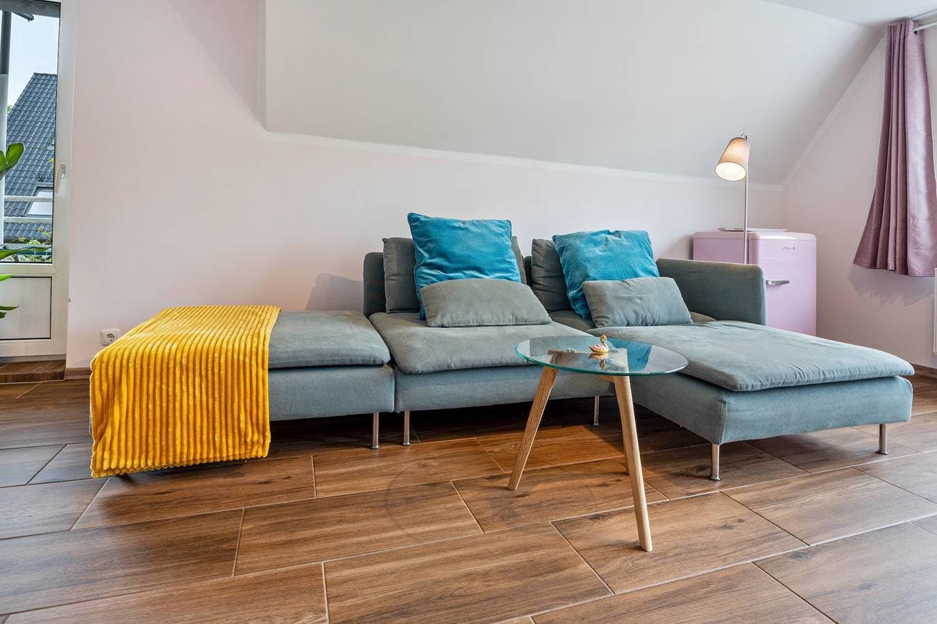 Foto 9 von 25: Einzimmerapartment 'Ruhiges Apartment' mit Balkon und Wi-Fi