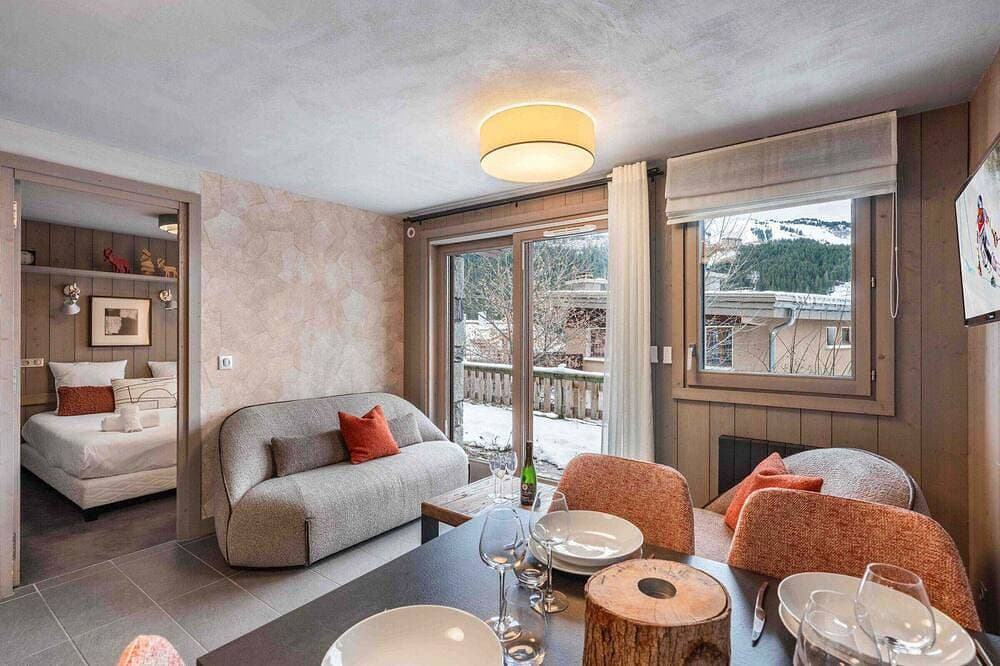 Foto 7 von 13: Courchevel: Gemütliche Wohnung für 4 Personen mit Parkplatz