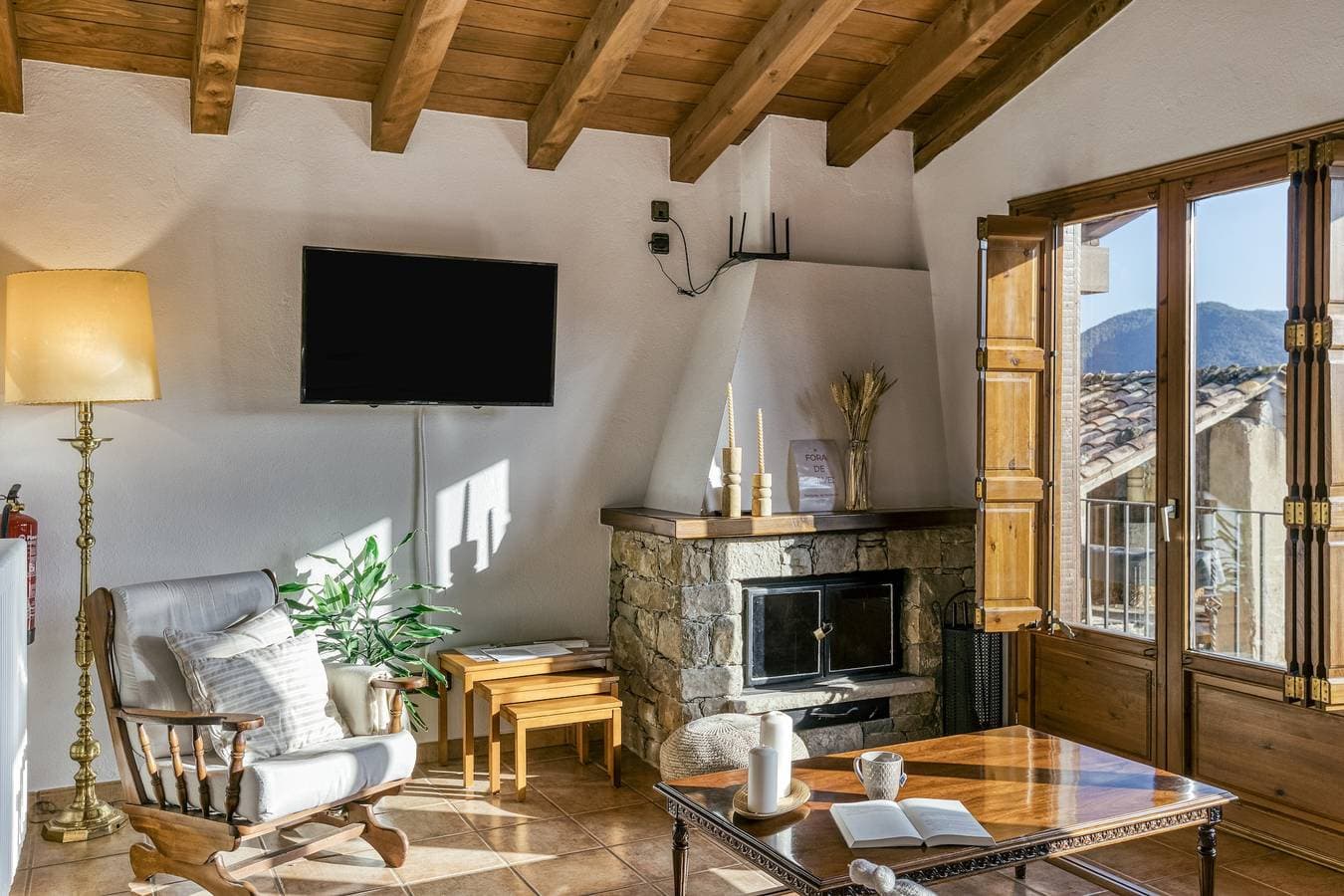 Foto 5 von 32: Ferienhaus 'La Cabanya De La Rovira - Dalt' mit Bergblick, privater Terrasse und Wi-Fi