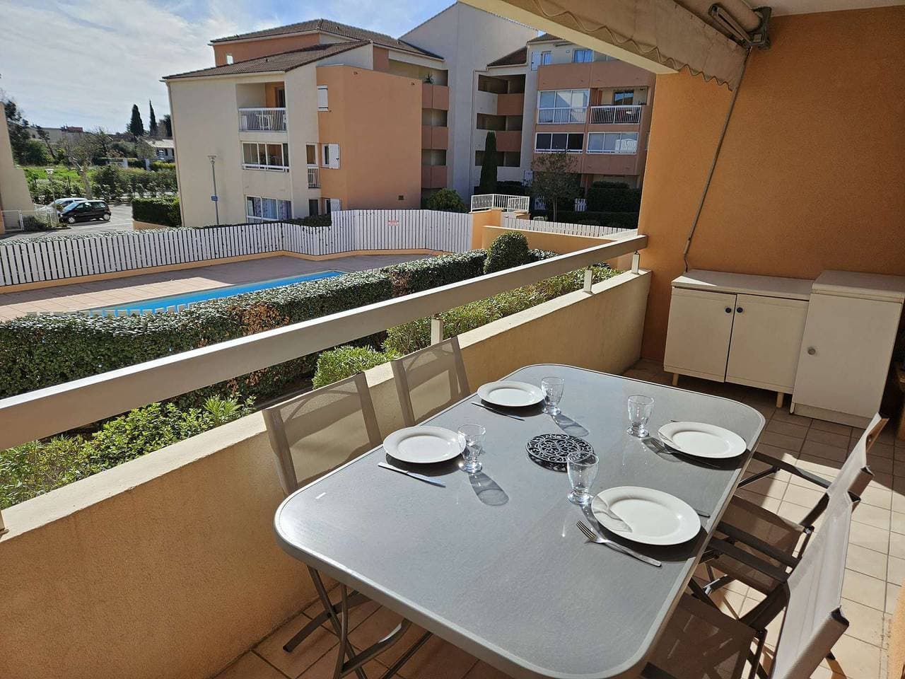 Foto 2 von 12: Swimmingpool, Balkon, Südlage, 4 Personen