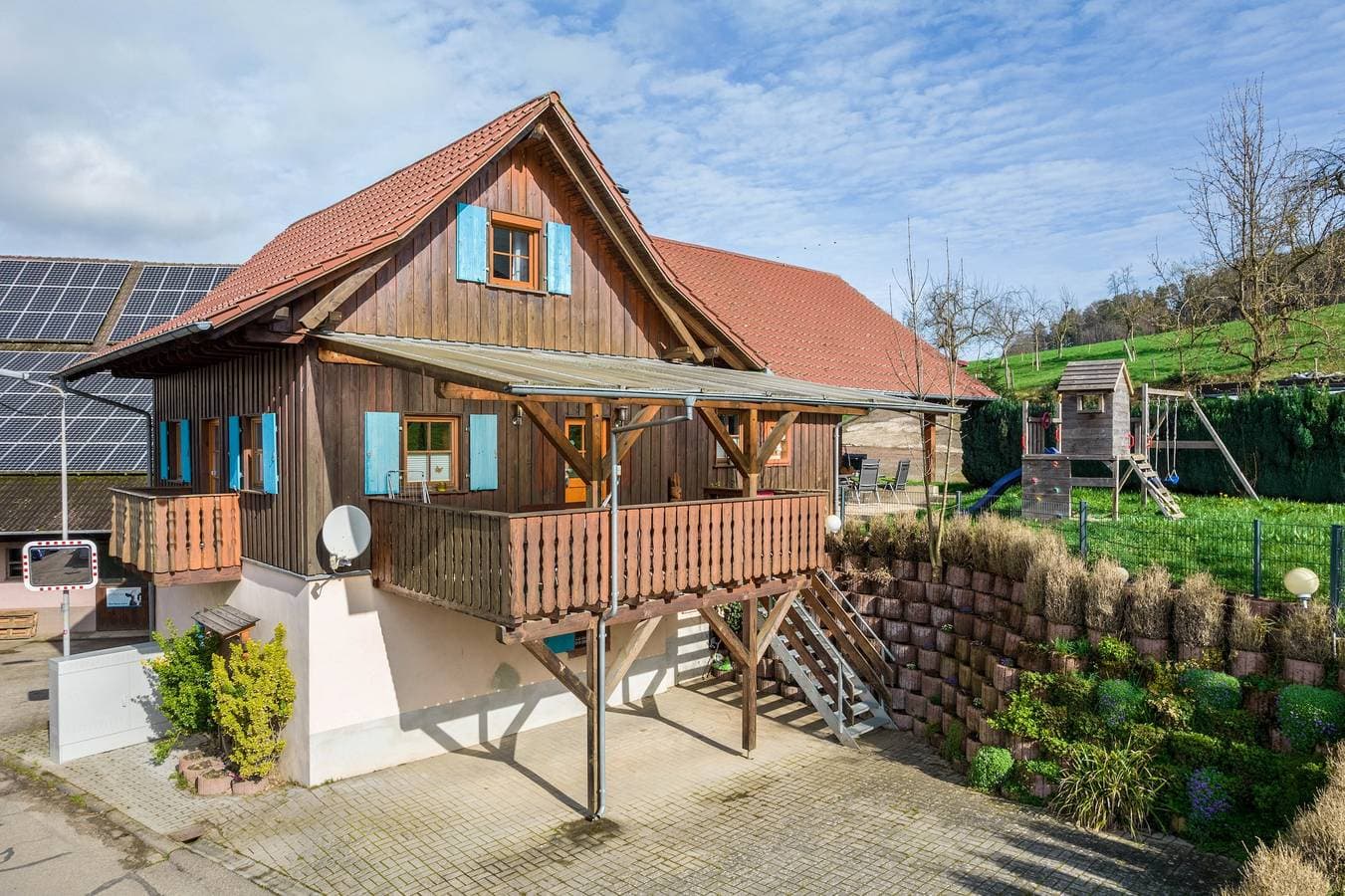 Foto 2 von 30: Nähe Europapark, Maisonette-Ferienwohnung 1, 70qm mit Terrasse, Spielplatz und WLAN