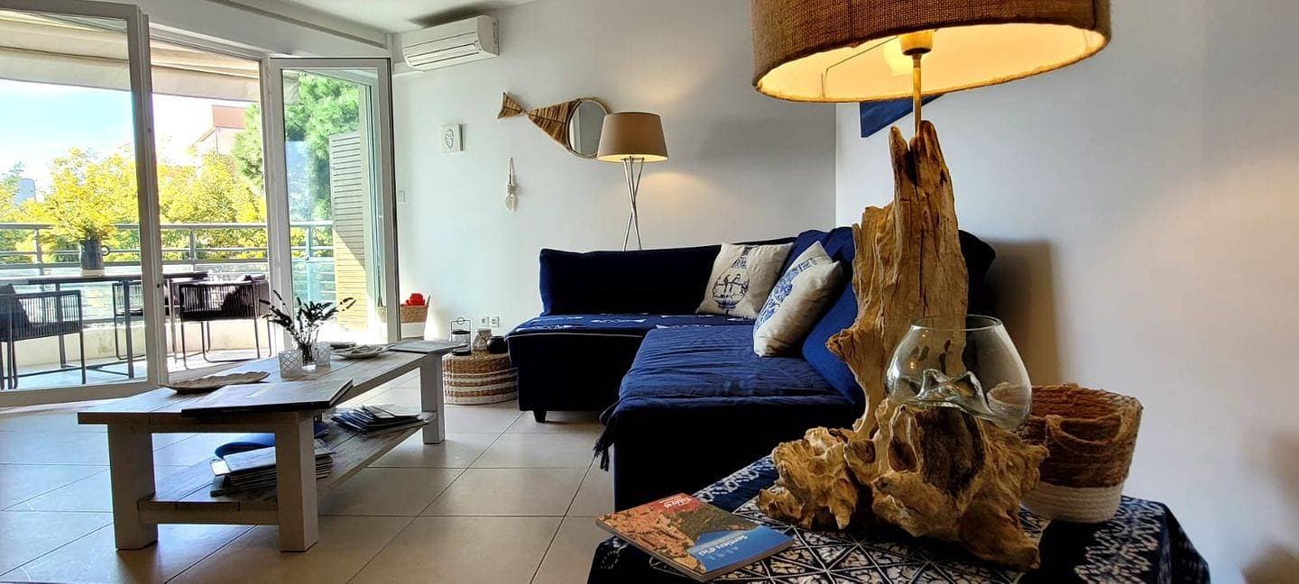Foto 10 von 31: 4-Sterne Ferienwohnung direkt am Strand mit Meerblick und Pool - in Toplage
