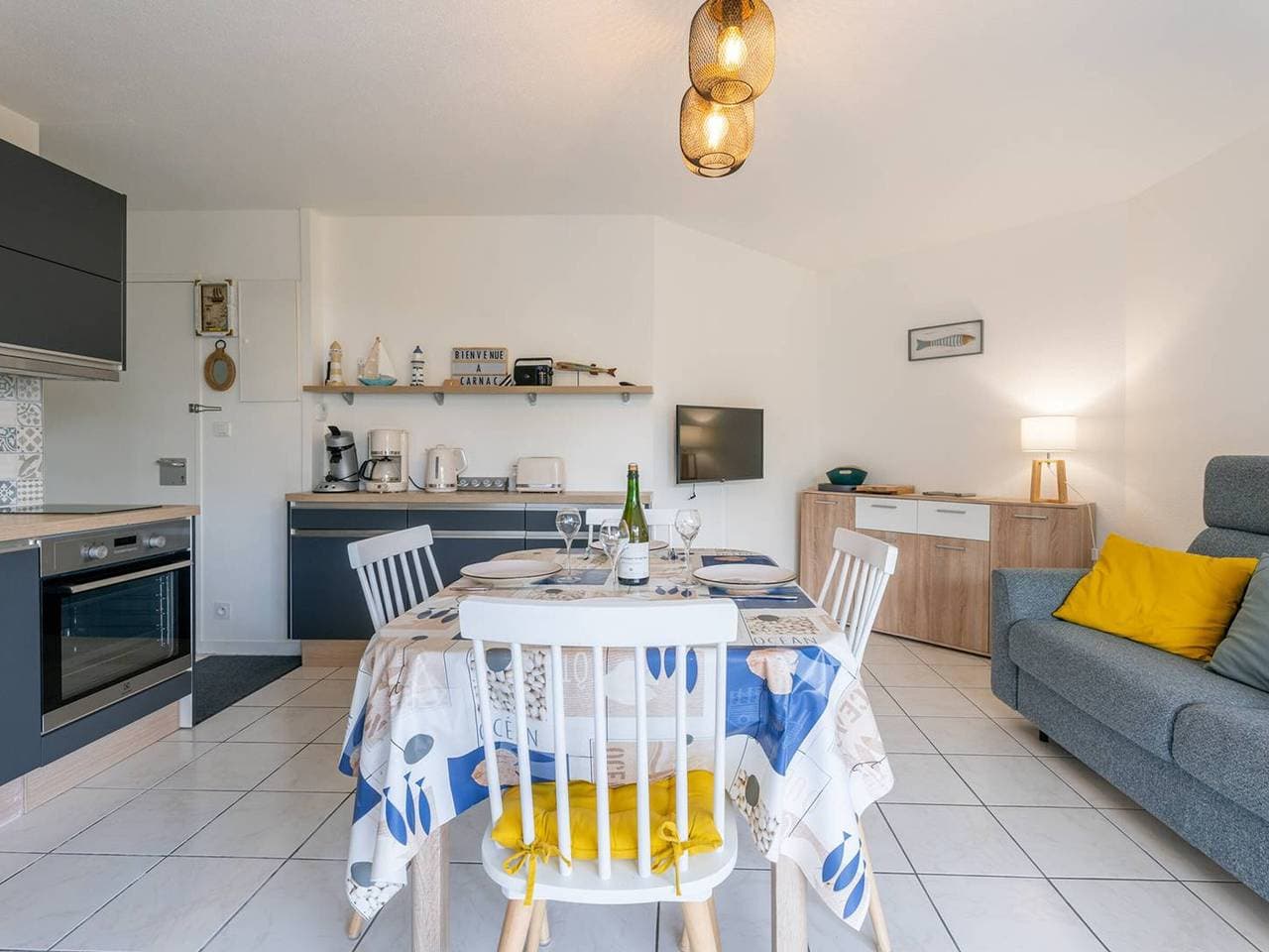Foto 6 von 16: Carnac: Charmante 2-Zimmer-Wohnung mit Parkplatz nahe am Strand