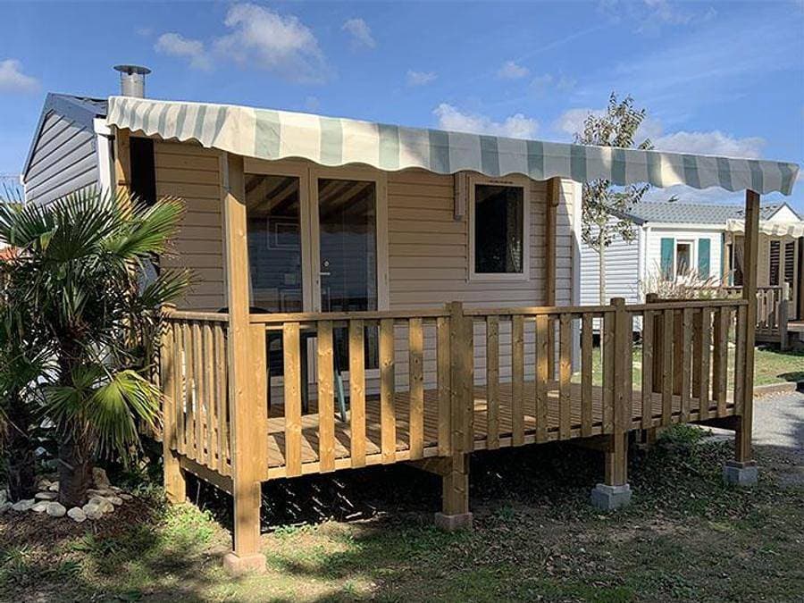 Foto 3 von 28: Camping Les Flots-Atlantique - Mobilheim 2 personen - Duo - 20m²
