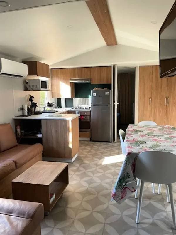 Foto 6 von 15: Mobilhome 3 chambres Camping Les Dunes de Contis