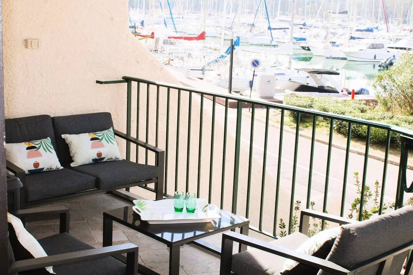 Foto 2 von 20: Wohnung für 6 Personen mit Blick auf den Hafen von Cogolin Marines