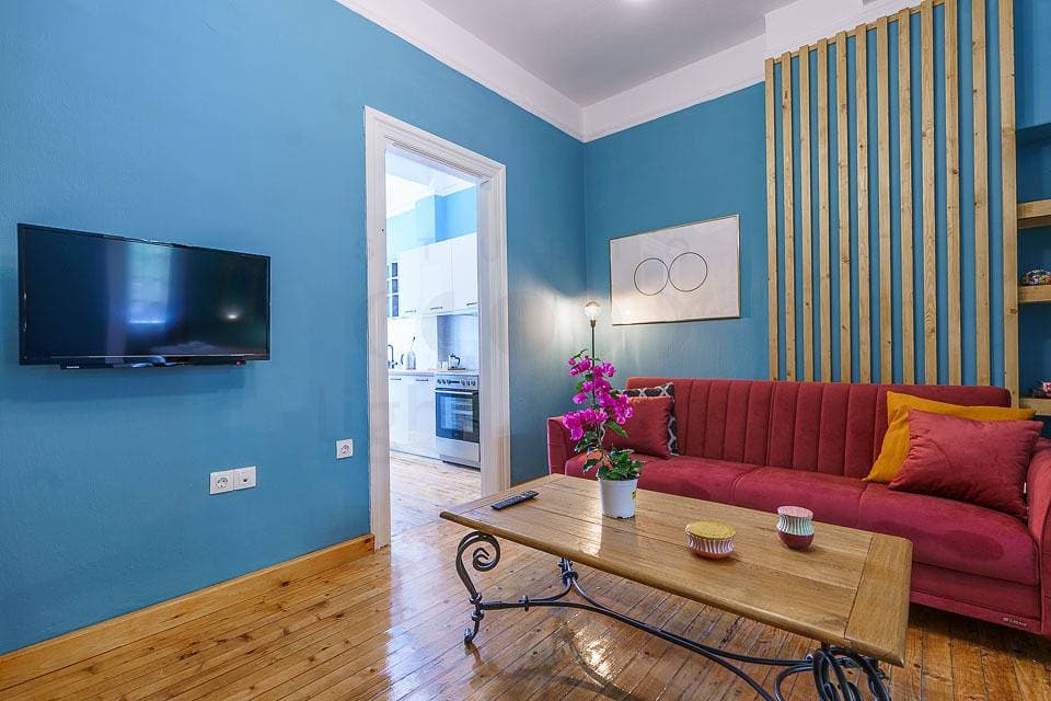 Foto 3 von 23: Luxury Art deco 1-Bed Apartment in Thessaloniki