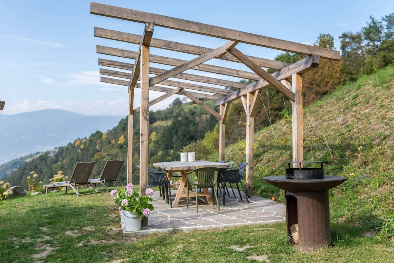 Foto 9 von 31: Ferienwohnung "Ritschhof Nuss" mit Bergblick, Gemeinschaftsgarten und WLAN