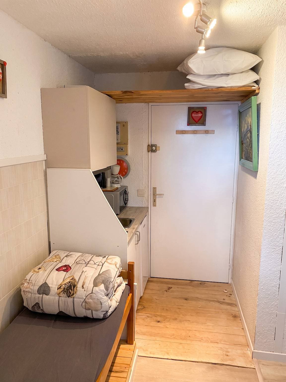Foto 7 von 14: Gemütliches Studio in Uvernet-Fours / 15 m² / Bergblick