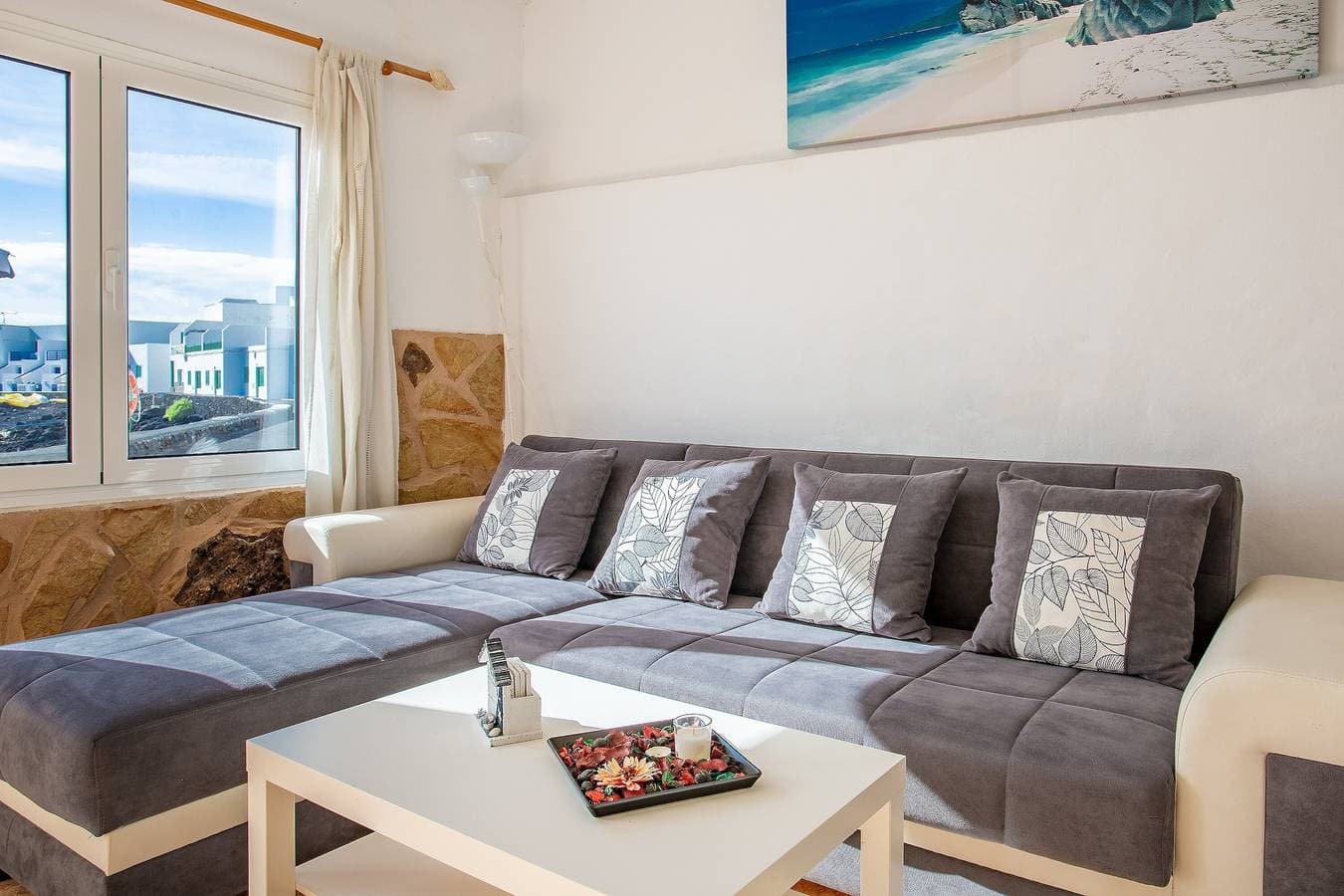 Foto 4 von 25: Charmantes Apartment direkt am Meer in der Nähe von Caletón Blanco mit WLAN