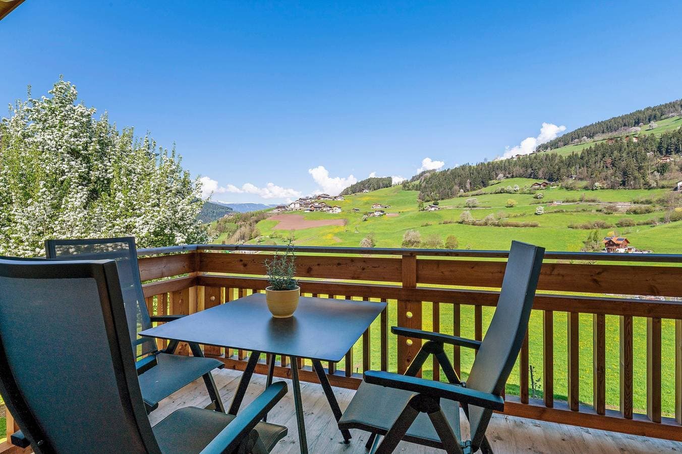 Foto 4 von 39: Ferienwohnung 'Baumannhof Apartment Aria' mit Bergblick, Gemeinschaftsterrasse und Wi-Fi