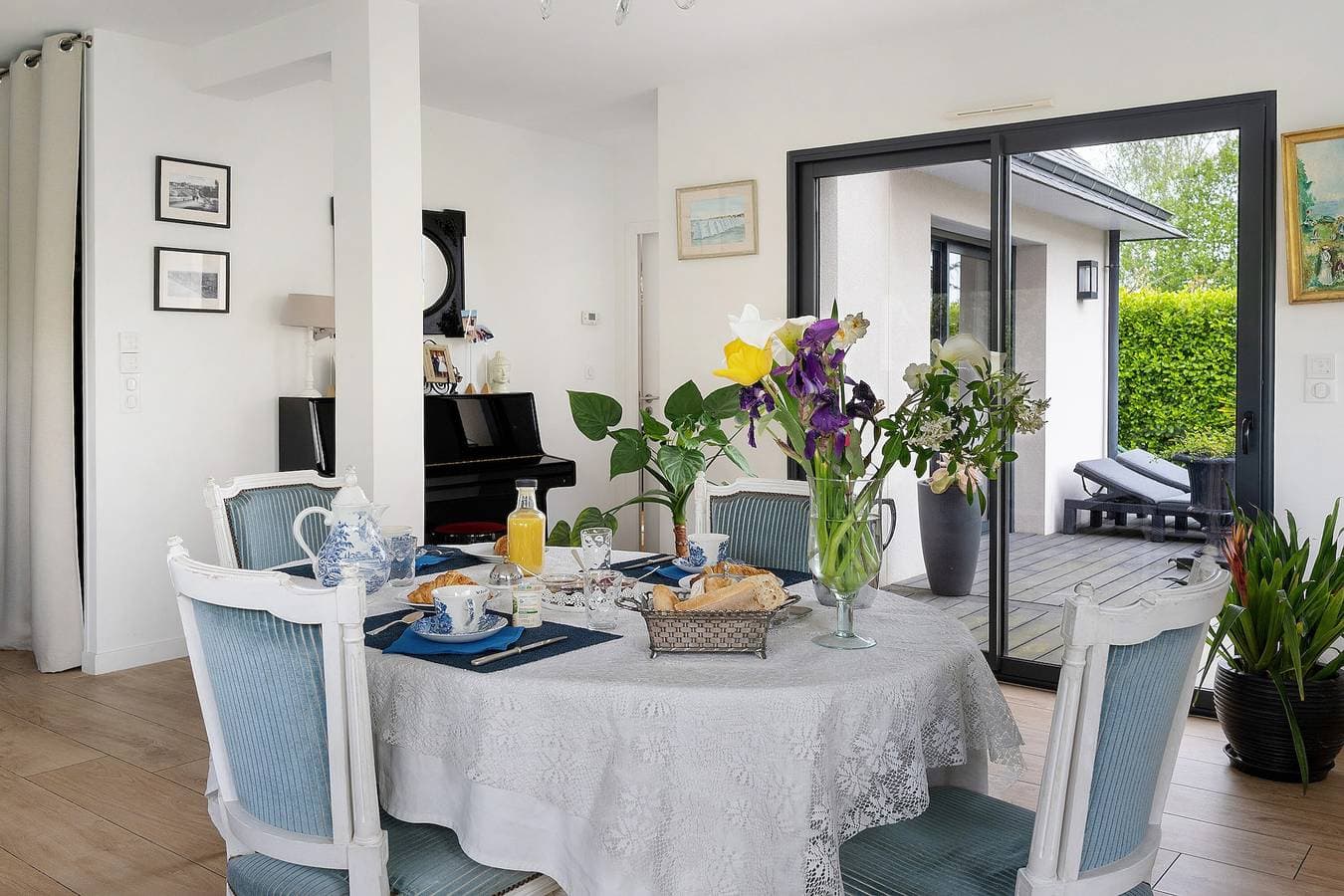 Foto 6 von 23: Bed & Breakfast 'Les Goélands - 1' mit Gemeinschaftsgarten und WLAN