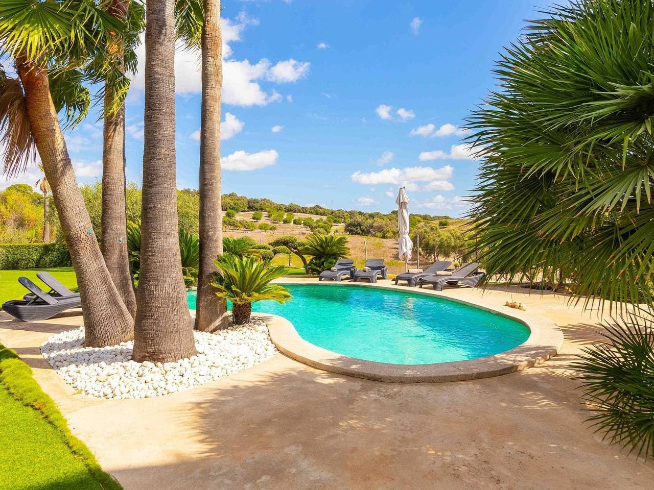 Foto 7 von 48: Schöne Villa mit Pool in Llubí, im Zentrum von Mallorca.