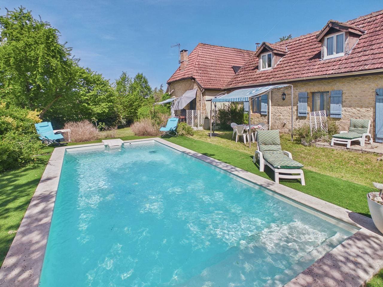 Zu zweit – Gemeinschaftspool – 50 m von Lascaux IV 1