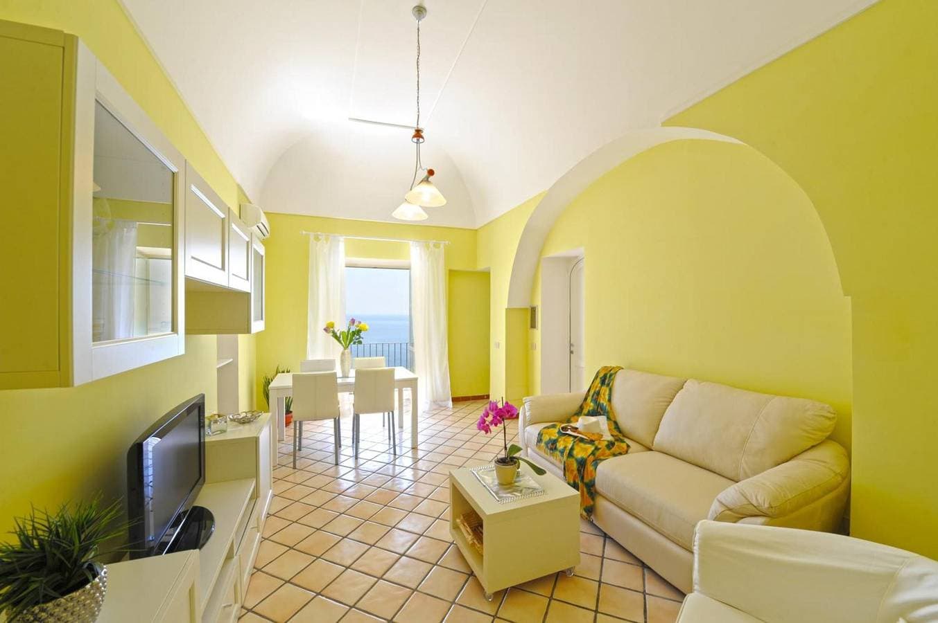 Foto 13 von 20: Palazzo Rocco Villa Red Moon in Love – Traumhafte Terrasse mit Meerblick an der Amalfiküste