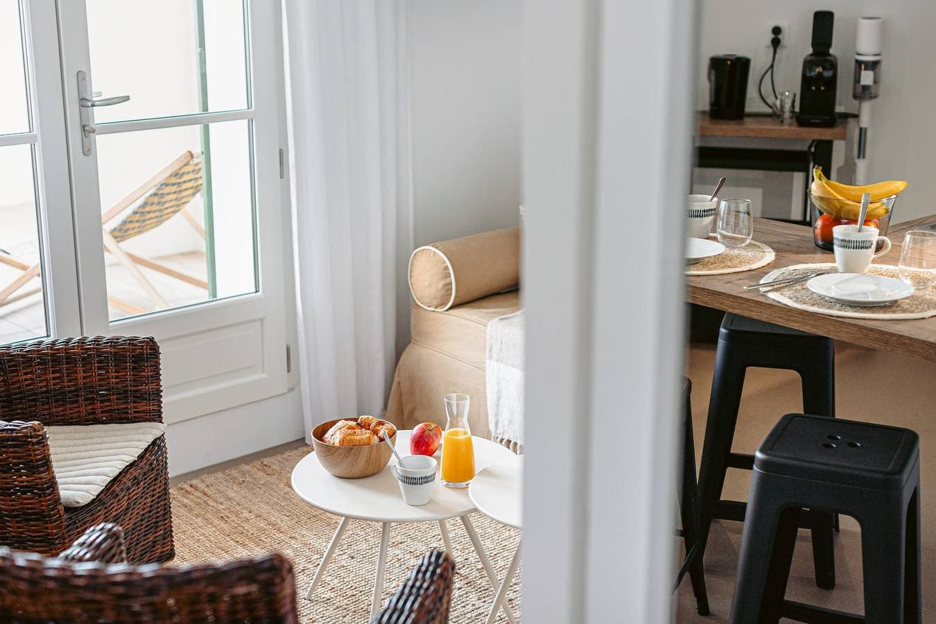 Foto 10 von 23: Appartement Les Iles mit Meerblick, privater Terrasse und WLAN