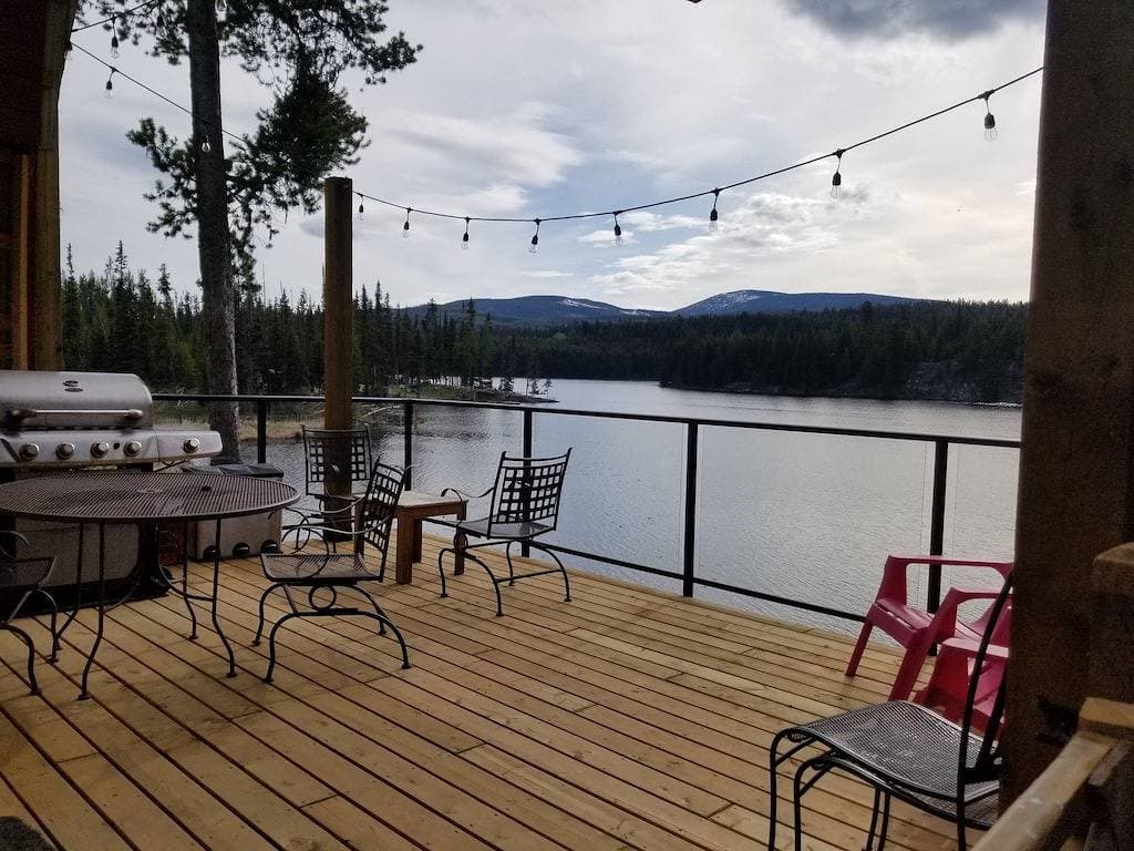 Serenity Cottage ein A-Frame Cottage am Lake Idabel, für den wahren Outdoor-Hottub 1
