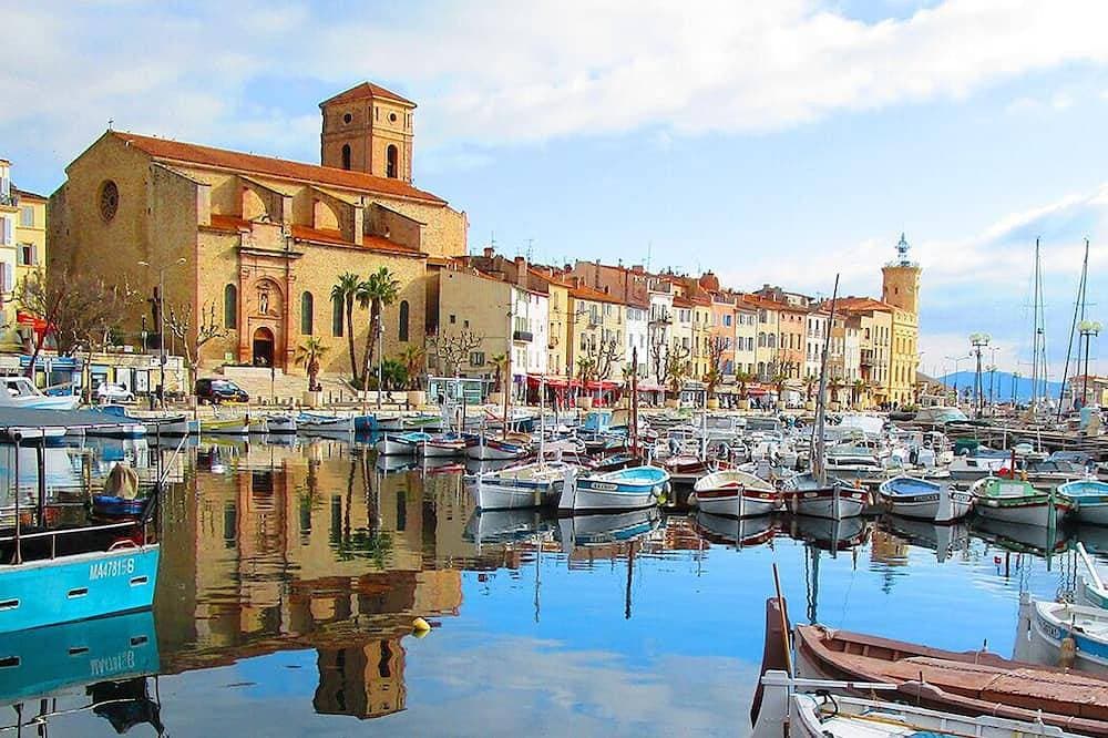 Foto 9 von 16: Large air-conditioned studio, large terrace, harbour, shops, beach on foot