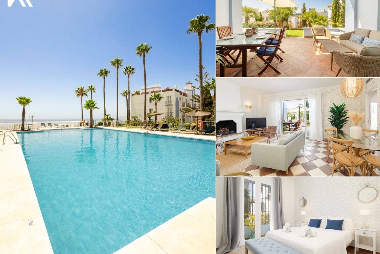Strandwohnung mit privater Terrasse in Casares Costa, Estepona 1