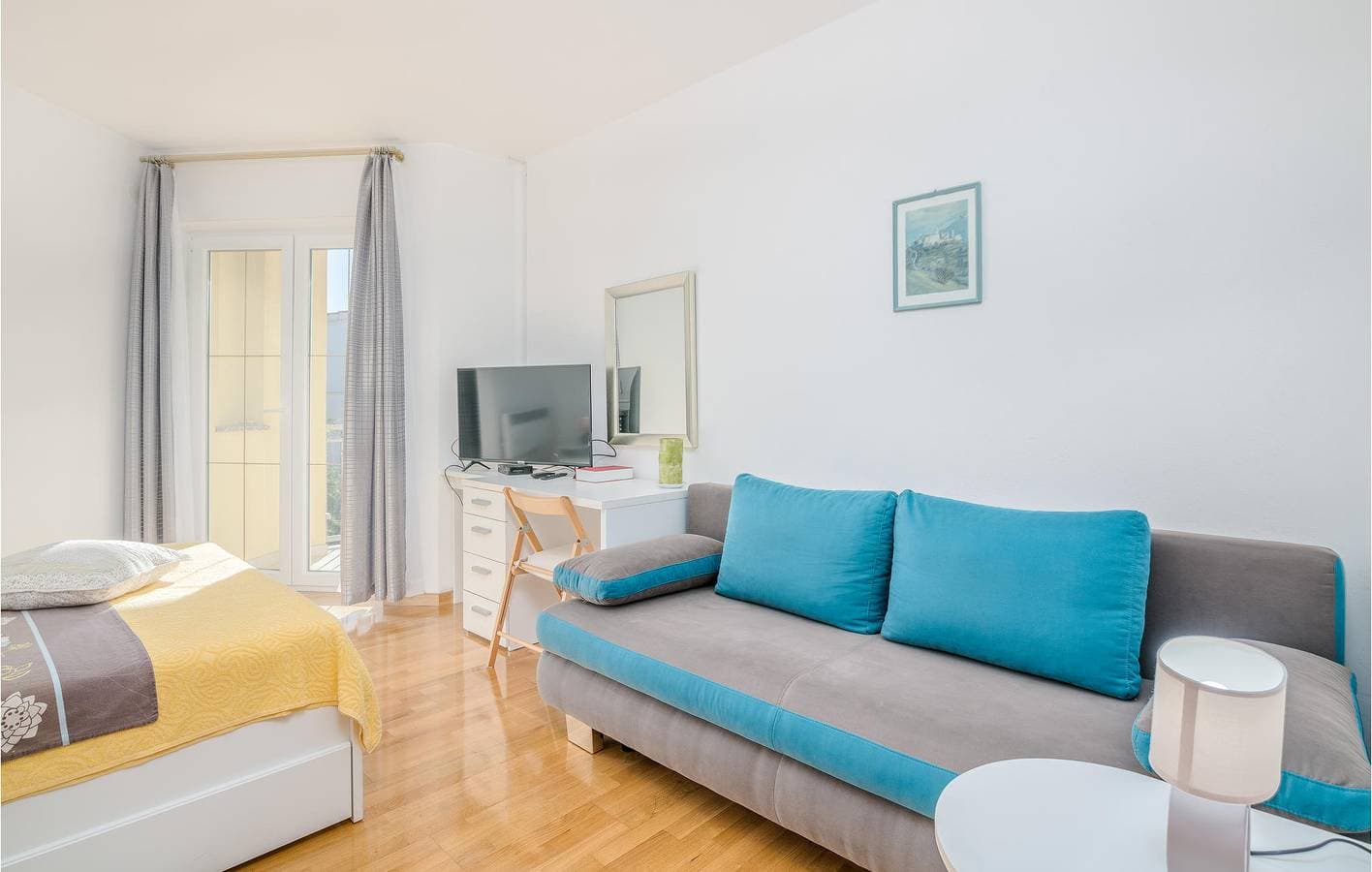 Foto 6 von 23: Gemütliches Apartment mit Meerblick, Terrasse, WLAN und Parkplatz – 900 m vom Strand entfernt