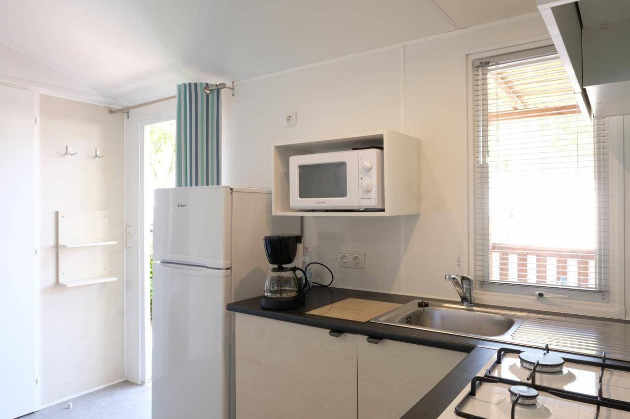 Foto 10 von 30: Camping Iscrixedda Mobilehome Happy Premium für 7 Personen