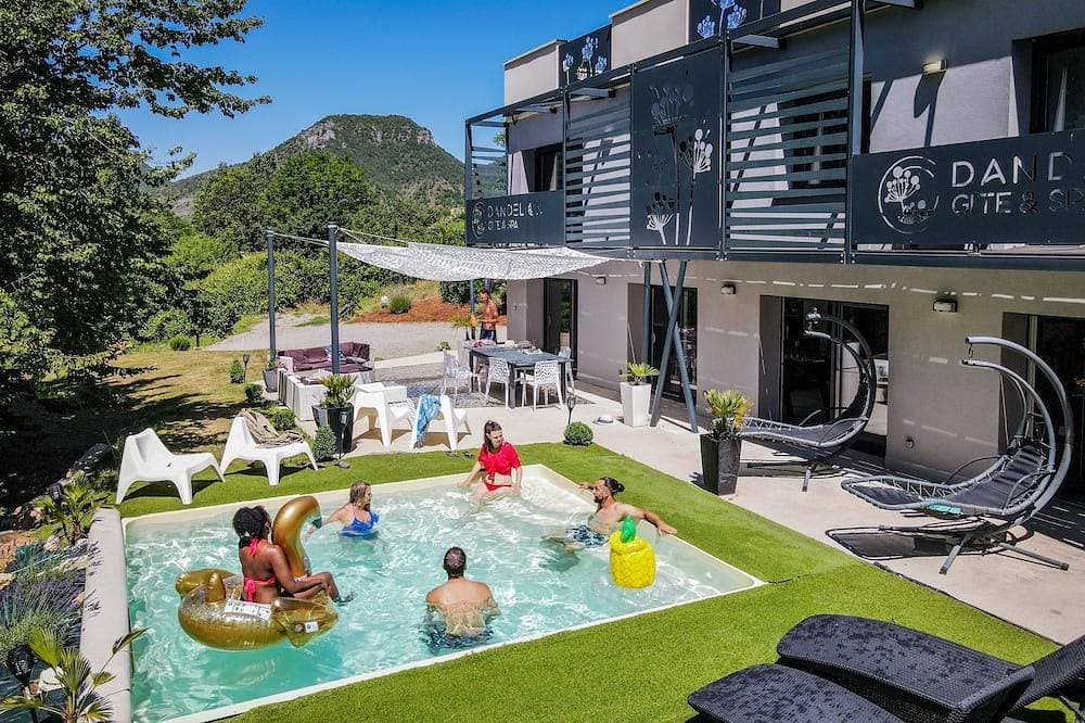 Villa 5 ***** Natur Design Pool Jacuzzi Privatstrand Millau 1