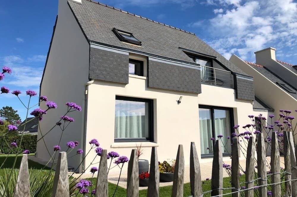 Wake up Meerblick, im Herzen von Porsguen, 3 Schlafzimmer, Kamin, umzäunten Garten 1