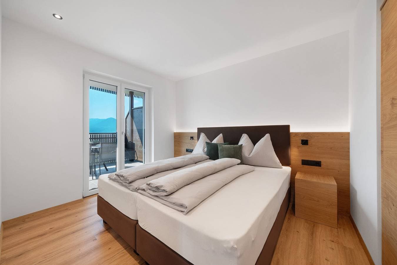 Foto 13 von 21: Apartment 'Sankt Corbinian 1' mit Bergblick, Gemeinschaftsgarten und WLAN