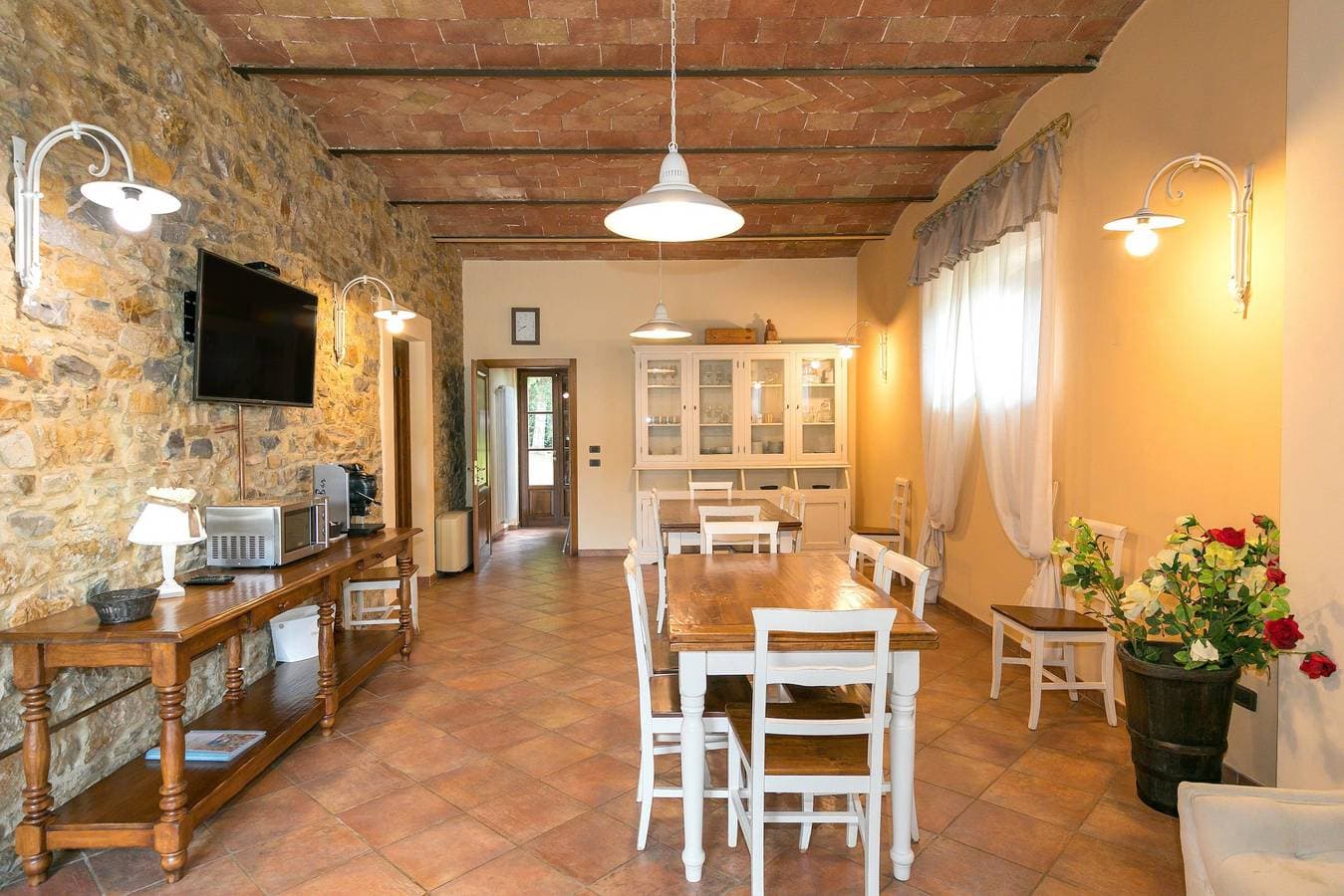 Foto 6 von 45: Villa Podere Cafaggio mit privatem Pool, privater Terrasse und Klimaanlage