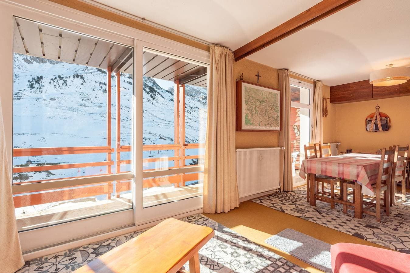 Foto 3 von 20: Appartement 'Bero Bisto La Mongie' mit Bergblick und Balkon
