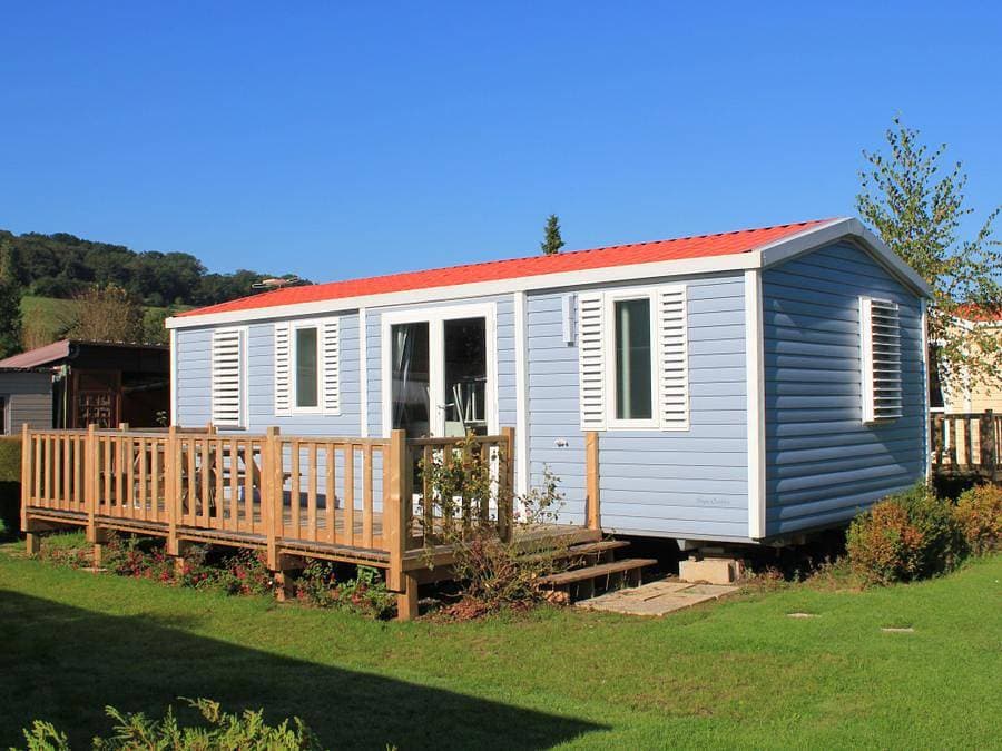 Foto 2 von 41: Camping Le Marqueval - Mobilheim 6 personen - Super Cordelia 32m² - 3 Schlafzimmer