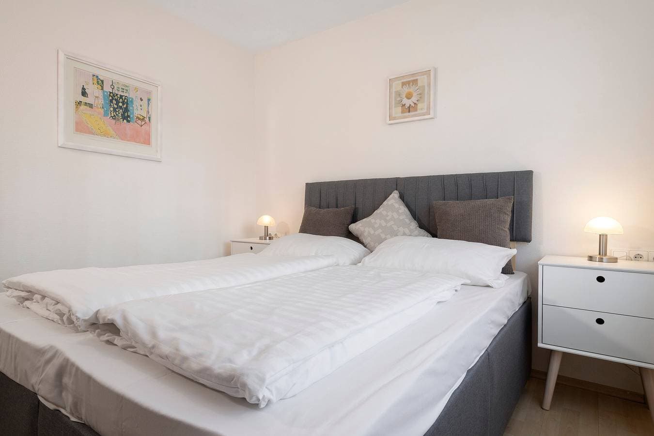Foto 12 von 21: Ferienwohnung 'Jacqueline' mit privater Terrasse, Gemeinschaftsgarten und Wi-Fi