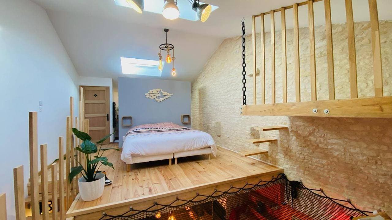 L'atelier - Duplex Gîte de charme avec Spa La Rochelle 1