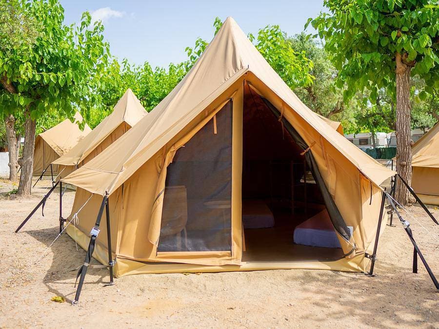 Foto 4 von 29: Camping Cambrils Caban - Zelt 3 personen - Glamping Rafal 1/3 pers
