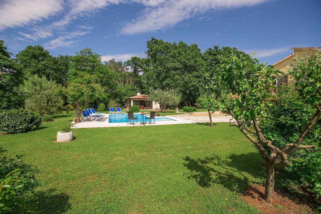 Foto 6 von 32: Hundefreundliches Paradies mit Pool, Spielplatz, Grillbereich, privater Terrasse