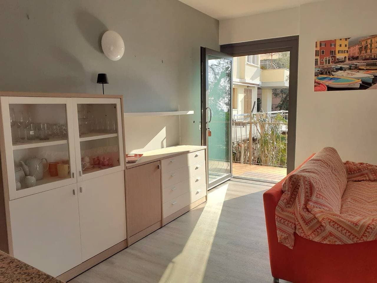 Foto 9 von 20: Ferienwohnung 'Appartamento Marilu' mit Blick auf den See, WLAN und Klimaanlage