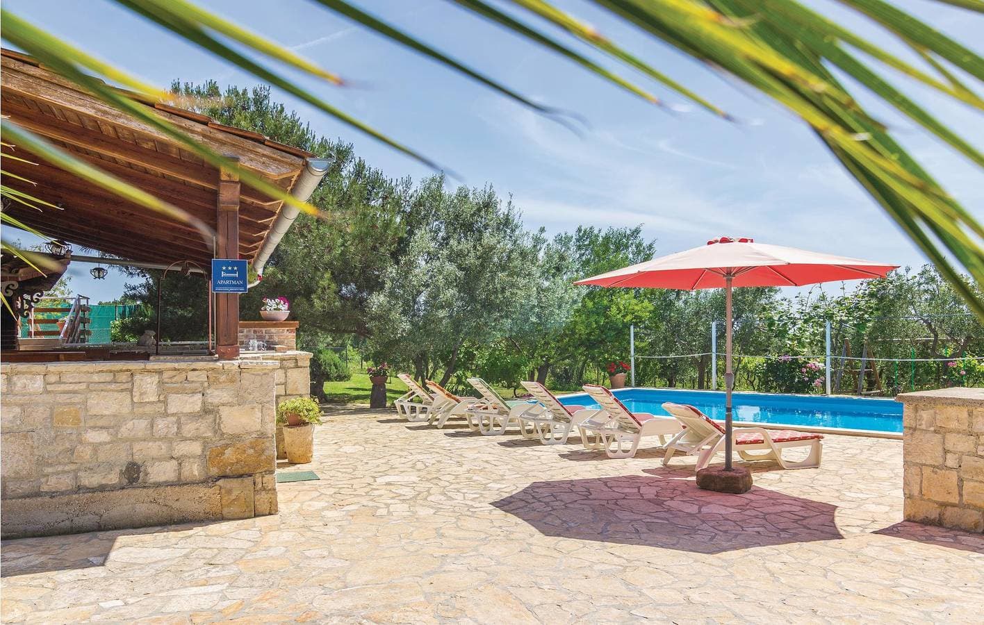 Foto 9 von 32: Gemütliche 2-Zimmer-Wohnung mit Pool und WLAN, 1,5 km vom Zentrum von Vodnjan entfernt